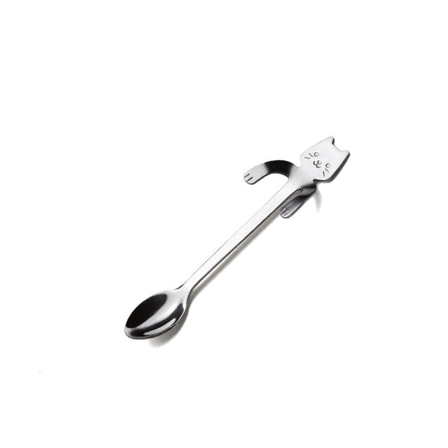 STAINLESS STEEL CAT TEASPOONS