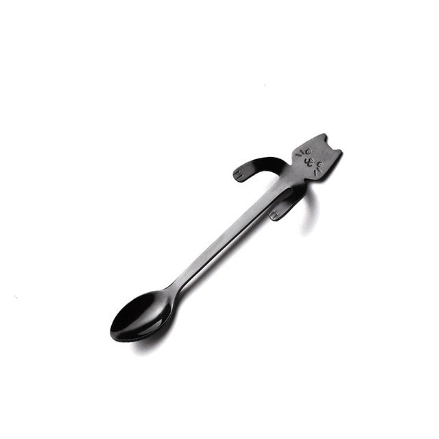 STAINLESS STEEL CAT TEASPOONS