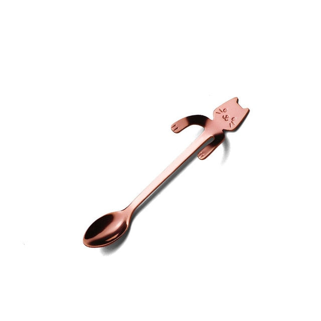STAINLESS STEEL CAT TEASPOONS