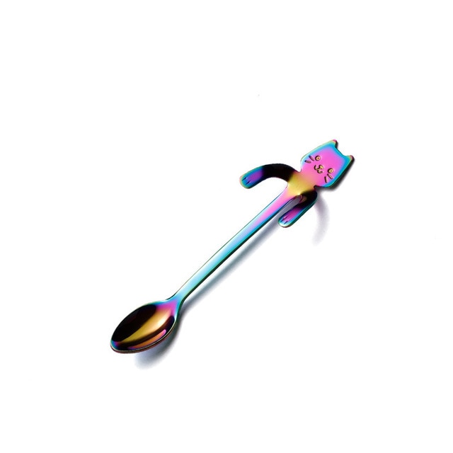 STAINLESS STEEL CAT TEASPOONS