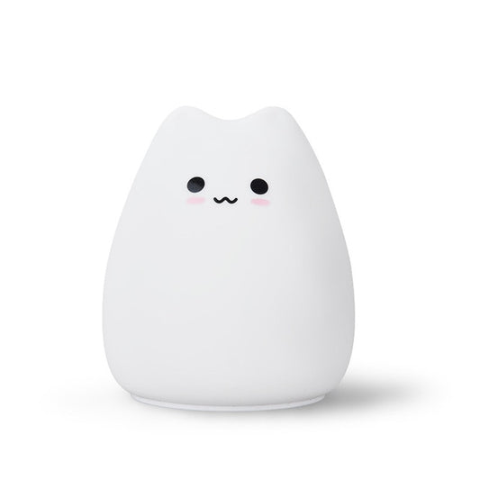 Cute Color Changing Cat Touch Lamp