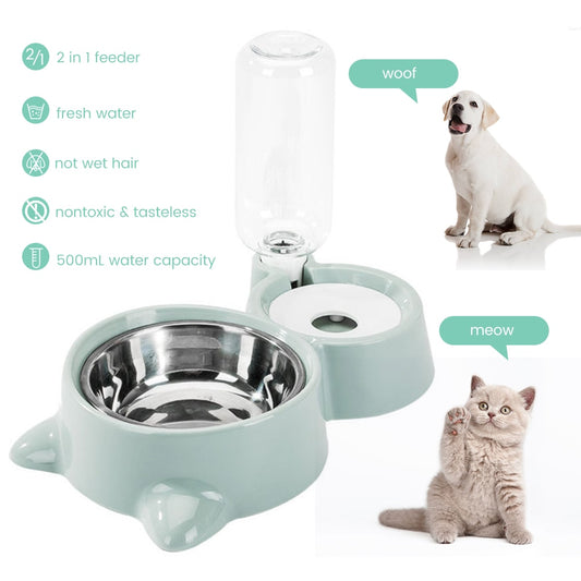 cats Water and Food Set