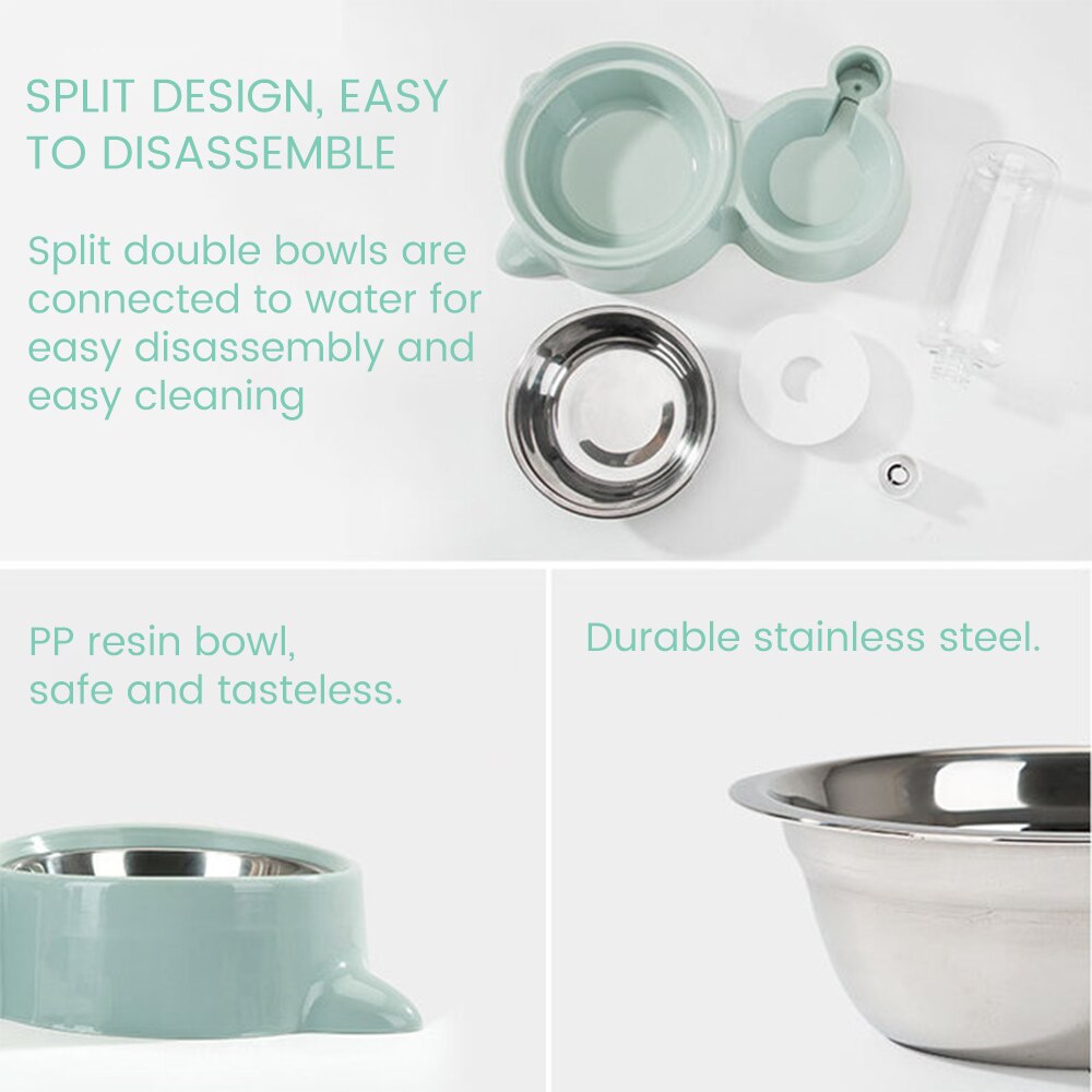 cats Water and Food Set