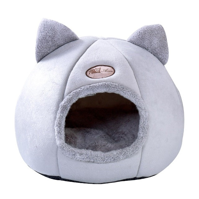 Pet Dog Cat Tent House Kennel Winter Warm